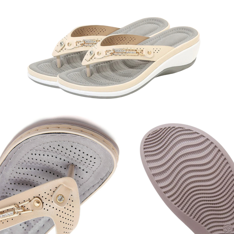OrthoSandal® Petra padded, orthopaedic flip flops