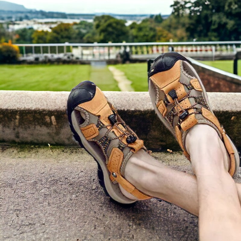 ORTHOSHOES® Airglide - Ergonomic men's sandals crafted for pain relief